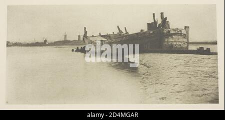 'Fotoätzverfahren pl. VII aus dem Album ''Wild Life on a Tidal Water: The Adventures of a House-Boat and her Crew'' (1890); Ausgabe 270/500' Stockfoto