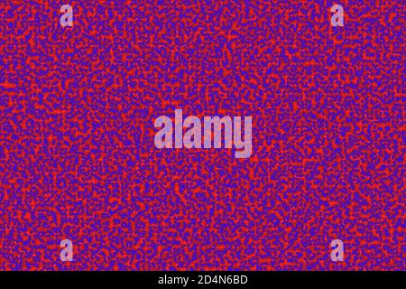 Nahtloses Muster aus blauen und roten Quadraten. Stockfoto