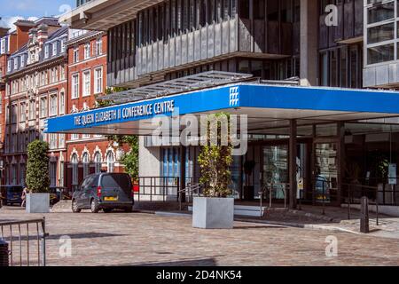 Das Queen Elizabeth Conference Centre, London Stockfoto