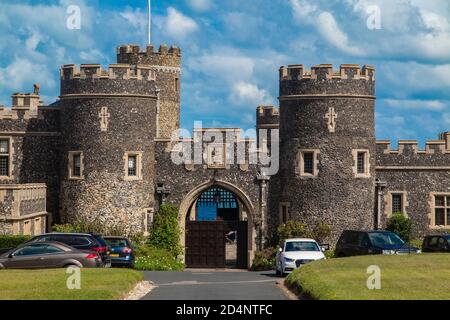 Kingsgate Castle in Kingsgate Bay zwischen Margate und Broadstairs in Kent Stockfoto