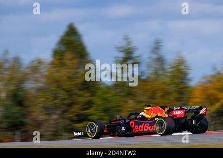 Nurburg, Deutschland. Oktober 2020. Nürburgring, 10 Oct 2020, 33 VERSTAPPEN Max (nld), Aston Martin Red Bull Racing Honda RB16, Aktion während der Formel 1 Aramco Grosser Preis der Eifel 2020, Eifel Grand Prix, vom 9. Bis 11. Oktober 2020 auf dem N.rburgring, in N.rburg, Deutschland - Foto Antonin Vincent DPPI während der Formel 1 Aramco Grosser Preis der Eifel 2020, Eifel Grand Prix - Formel 1 Meisterschaft - Credit: LM Credit: LPS/ZUMA Wire/Alamy Live News Stockfoto