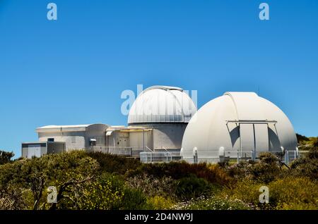 Teleskope des Teide Sternwarte Stockfoto