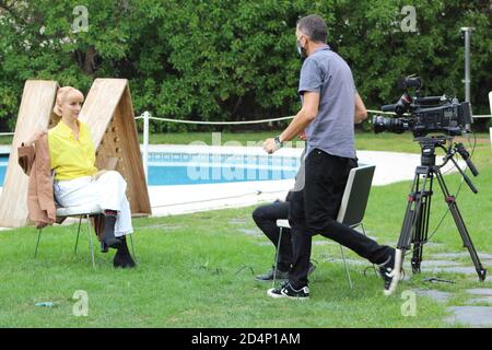 Sitges, Spanien. Oktober 2020. Najwa Nimri Sitges Film Festival, Samstag, 10. Oktober 2020 Credit: CORDON PRESS/Alamy Live News Stockfoto