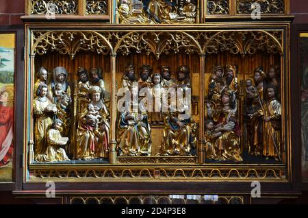 Frankfurter Dom St. Bartholomaus Kaiserdon in Deutschland Stockfoto