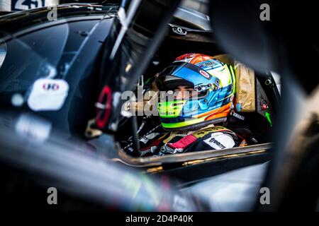 Monza, Italien. Oktober 2020. Aubry Gabriel (Fra), Algarve Pro Racing, Oreca 07 Gibson, Ambiente, Portrait während der 2020 4 Stunden von Monza, 4. Lauf der 2020 European Le Mans Series, vom 9. Bis 11. Oktober 2020 auf dem Autodromo Nazionale di Monza, Italien - Foto Thomas Fenetre / DPPI Kredit: Lm/DPPI/Thomas Fenetre/Alamy Live News Stockfoto