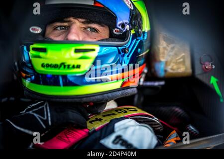 Monza, Italien. Oktober 2020. Aubry Gabriel (Fra), Algarve Pro Racing, Oreca 07 Gibson, Ambiente, Portrait während der 2020 4 Stunden von Monza, 4. Lauf der 2020 European Le Mans Series, vom 9. Bis 11. Oktober 2020 auf dem Autodromo Nazionale di Monza, Italien - Foto Thomas Fenetre / DPPI Kredit: Lm/DPPI/Thomas Fenetre/Alamy Live News Stockfoto