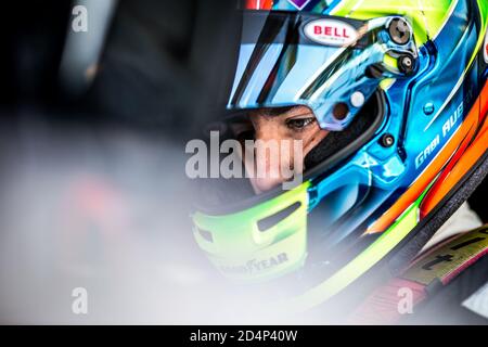 Monza, Italien. Oktober 2020. Aubry Gabriel (Fra), Algarve Pro Racing, Oreca 07 Gibson, Ambiente, Portrait während der 2020 4 Stunden von Monza, 4. Lauf der 2020 European Le Mans Series, vom 9. Bis 11. Oktober 2020 auf dem Autodromo Nazionale di Monza, Italien - Foto Thomas Fenetre / DPPI Kredit: Lm/DPPI/Thomas Fenetre/Alamy Live News Stockfoto