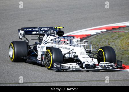 10 GASLY Pierre (Fra), Scuderia AlphaTauri Honda AT01, Aktion während der Formel 1 Aramco Grosser Preis der Eifel 2020, Eifel Grand Prix, vom 9. Bis 11. Oktober 2020 auf dem N.rburgring, in N.rburg, Deutschland - Foto Antonin Vincent / DPPI Quelle: LM/DPPI/Antonin Vincent/Alamy Live News Stockfoto