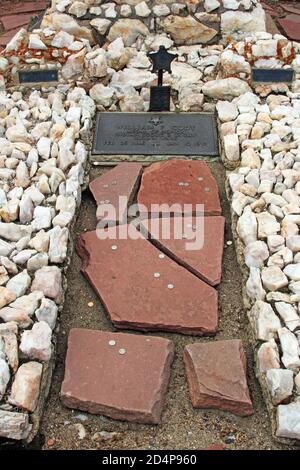 Das Grab von Buffalo Bill in Colorado. Stockfoto