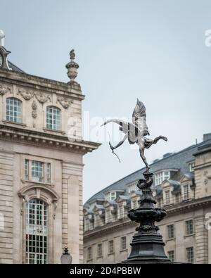 Eros Statue im Zentrum von London Stockfoto