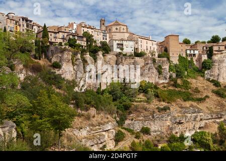 Nachbarschaft von San Pedro in Cuenca, Spanien. Stockfoto