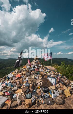 Blick von Popolopen Torne, in der Nähe von Fort Montgomery, im Hudson Valley, New York Stockfoto