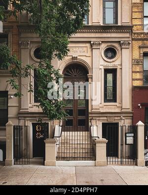 Fleischmarkt auf der 1st Avenue, im East Village, Manhattan, New York City Stockfoto