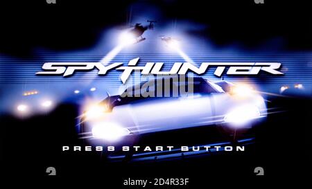 Spy Hunter – Sony PlayStation 2 PS2 – redaktionelle Verwendung Nur Stockfoto