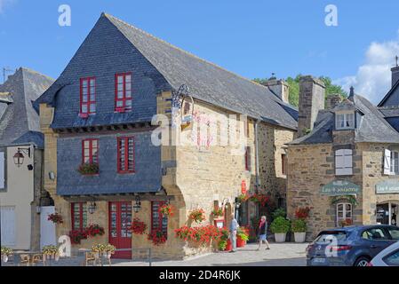 Frankreich, Finistere, Parc Naturel Regional d'Armorique (Armorica Regionalen Naturpark), Le Faou, beschriftet Les Plus beaux villages de France (Die Die meisten B Stockfoto