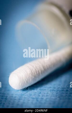 Nasen- und Oralscreening-Kit. Stockfoto