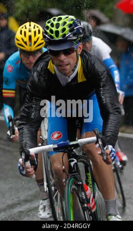 Florenz, Italien. September 2013. Giovanni Visconti von Italien während der UCI World Road Championships 2013,Men Elite Road Race, am 28. September 2013 in Florenz, Italien - Foto Laurent Lairys/DPPI Stockfoto