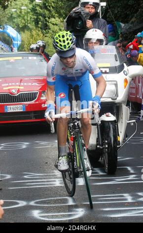 Florenz, Italien. September 2013. Florenz, Italien. September 2013. Giovanni Visconti von Italien während der UCI World Road Championships 2013,Men Elite Road Race, am 28. September 2013 in Florenz, Italien - Foto Laurent Lairys/DPPI Stockfoto