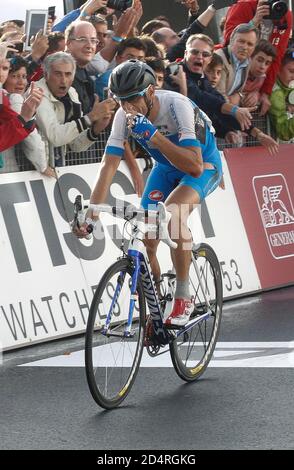 Florenz, Italien. September 2013. Vicenzio Nibali aus Italien während der UCI World Road Championships 2013,Men Elite Road Race, am 28. September 2013 in Florenz, Italien - Foto Laurent Lairys/DPPI Stockfoto