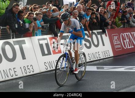 Florenz, Italien. September 2013. Vicenzio Nibali aus Italien während der UCI World Road Championships 2013,Men Elite Road Race, am 28. September 2013 in Florenz, Italien - Foto Laurent Lairys/DPPI Stockfoto
