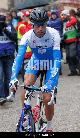 Florenz, Italien. September 2013. Vicenzio Nibali aus Italien während der UCI World Road Championships 2013,Men Elite Road Race, am 28. September 2013 in Florenz, Italien - Foto Laurent Lairys/DPPI Stockfoto