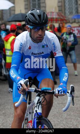 Florenz, Italien. September 2013. Vicenzio Nibali aus Italien während der UCI World Road Championships 2013,Men Elite Road Race, am 28. September 2013 in Florenz, Italien - Foto Laurent Lairys/DPPI Stockfoto