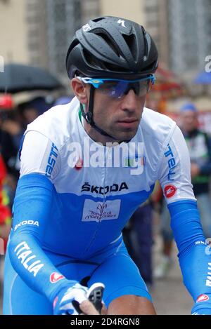 Florenz, Italien. September 2013. Vicenzio Nibali aus Italien während der UCI World Road Championships 2013,Men Elite Road Race, am 28. September 2013 in Florenz, Italien - Foto Laurent Lairys/DPPI Stockfoto