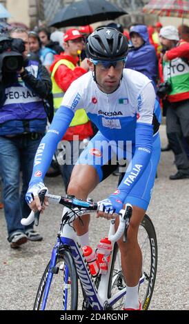 Florenz, Italien. September 2013. Vicenzio Nibali aus Italien während der UCI World Road Championships 2013,Men Elite Road Race, am 28. September 2013 in Florenz, Italien - Foto Laurent Lairys/DPPI Stockfoto