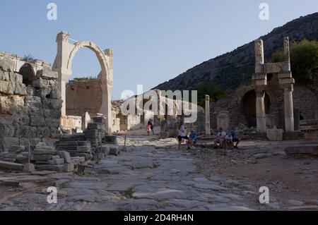 Ruinen von Ephesus, Türkei Stockfoto
