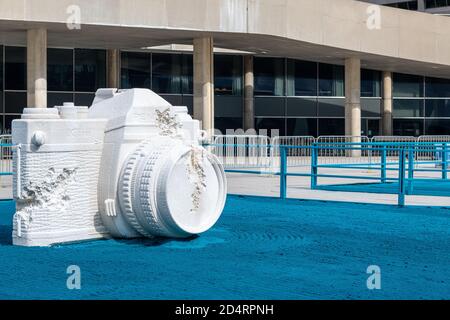 Lunar Garden beim „Nuit Blanche“ Arts and Culture Festival in Toronto, Kanada, 2019 Stockfoto