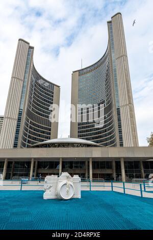 Lunar Garden beim „Nuit Blanche“ Arts and Culture Festival in Toronto, Kanada, 2019 Stockfoto