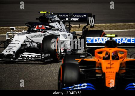 4 NORRIS Lando (gbr), McLaren Renault F1 MCL35, Action 10 GASLY Pierre (Fra), Scuderia AlphaTauri Honda AT01, Action während der Formel 1 Aramco Gros Stockfoto