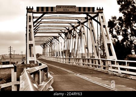 Holzbrücke 7 Stockfoto