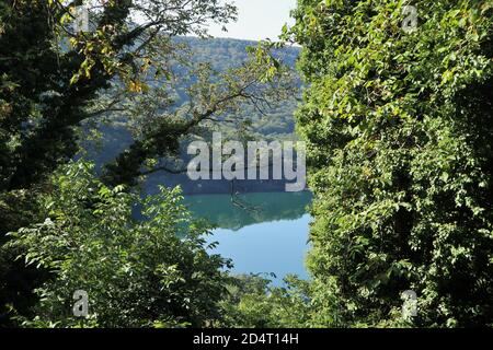 Monticchio - Scorcio del Lago Piccolo Stockfoto