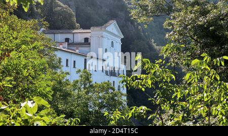 Monticchio - Scorcio del santuario Stockfoto