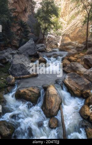 Vallore Schluchten in Teruel, Spanien Stockfoto