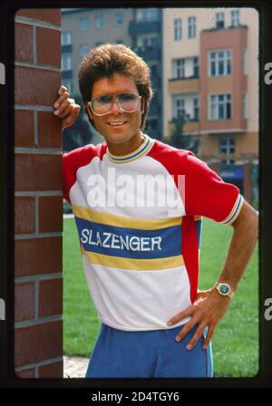 Clif Richard in Berlin in den 80er Jahren. Stockfoto