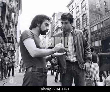 MARTIN SCORSESE und ROBERT DE NIRO im TAXIFAHRER (1976), Regie: MARTIN SCORSESE. Kredit: COLUMBIA BILDER / Album Stockfoto