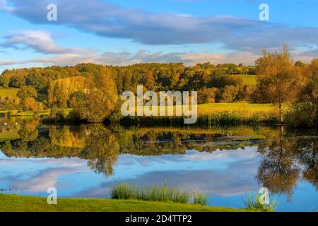 Caerleon, Newport Gwent, South Wales im Herbst Stockfoto