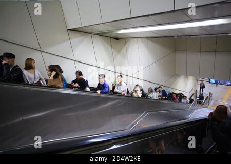 U-Bahn-Passagier in seoul Stockfoto