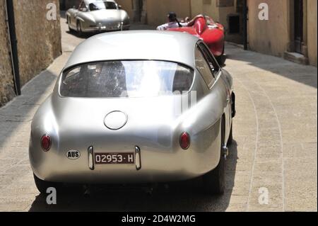 verona, italien, 13. Mai 2011, mille miglia, historische Autorallye Stockfoto