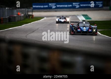 Monza, Italien. Oktober 2020. 08 Garcia Esteban, (che), Droux David (che), Realteam Racing, Ligier JS P320 - Nissan, Aktion während der 4 Stunden von Monza 2020, 4. Lauf der 2020 European Le Mans Series, vom 9. Bis 11. Oktober 2020 auf dem Autodromo Nazionale di Monza, Italien - Foto Thomas Fenetre / DPPI Kredit: LM/DPPI/Thomas Fenetre/Alamy Live News Stockfoto