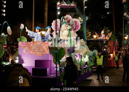 Parade Der Drei Könige, Palma, Mallorca, Spanien Stockfoto