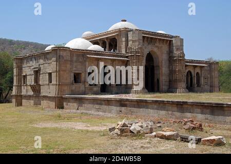 Nagina Masjid, Champaner-Pavagadh Archäologischer Park, UNESCO-WELTKULTURERBE, Gujarat, indien. Stockfoto