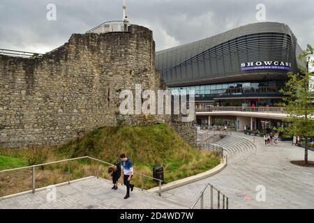 Westquay Einkaufszentrum neben der Altstadt von Southampton, England Stockfoto