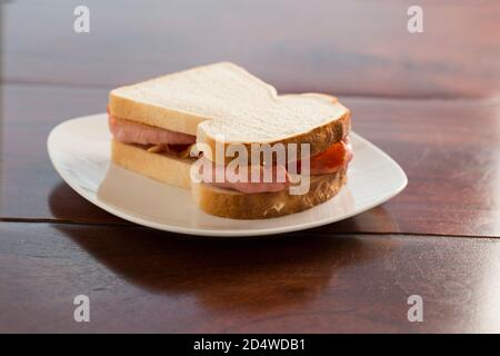 Essen und Trinken im Studio Stockfoto