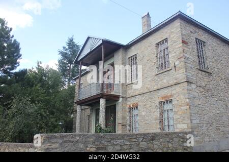 Nimfaeon (Nimfaio) Historisches Dorf in Norhern Griechenland Stockfoto