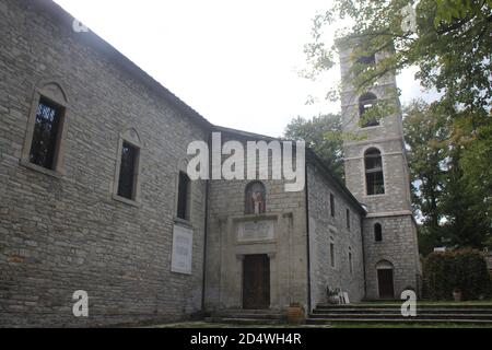 Nimfaeon (Nimfaio) Historisches Dorf in Norhern Griechenland Stockfoto