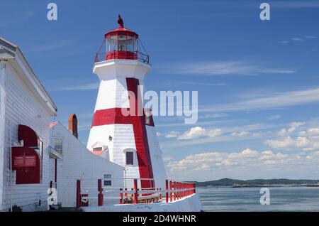 Head Harbour Lighthouse, Campobello Island Stockfoto