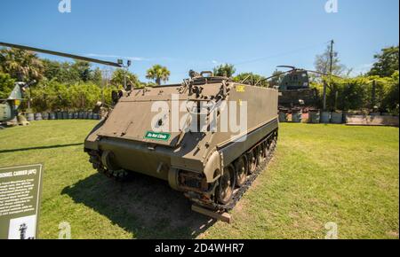 Charleston, South Carolina, Usa, Novemner 2019. Nachbildung einer MAISCHEEINHEIT aus der Zeit des Vietnamkriegs, die in Patriot's Point ausgestellt ist. Stockfoto